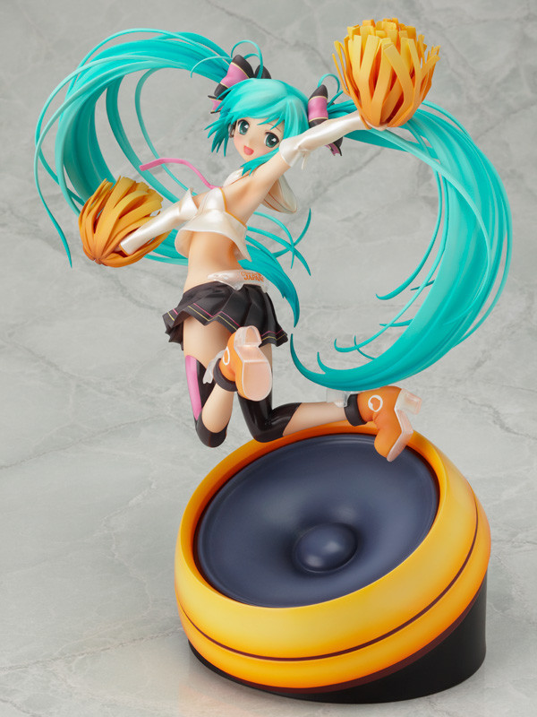 Hatsune Miku (Cheerful), Vocaloid, Good Smile Company, Pre-Painted, 1/8, 4571368442772